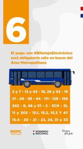 49 líneas de transporte implementan billetaje electrónico